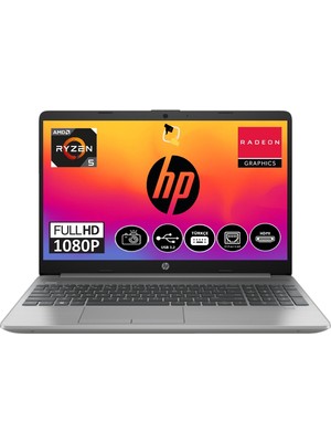 Hp 255 G9 Amd Ryzen 5 5625U 16 GB 512 GB SSD Windows 11 Pro 15.6" Fhd RJ45 Taşınabilir Bilgisayar 9M3G7AT+SNERTECH Çanta