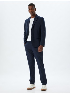 Koton Chino Pantolon Regular Fit Cep Detaylı Düğmeli