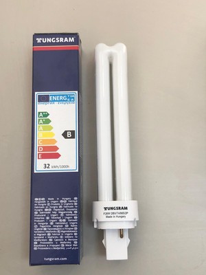 Tungsram 3 Adettungsram  Plc Lamba 26W/865 2p 6500 Kelvin  Beyaz 1710 Lümen