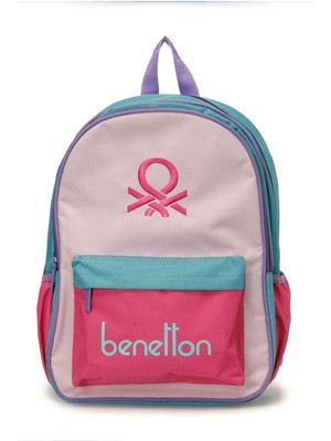 United Colors Of Benetton OVERQ-13425 4pr Pembe Unisex Sırt Çantası