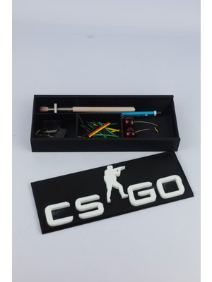 Domini Counter-Strike - Cs:Go - Çok Amaçlı Düzenleyici - Organizer - 20 cm   x  8 cm   x  2.5 cm