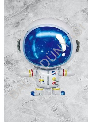 Bal10 Dünyası Uzay Temalı Astronot Folyo Balon