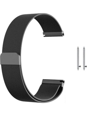 34center Haylou Rs5 Uyumlu Hasır Metal Örgü Kordon 22MM