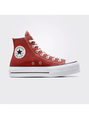 Converse CTAS/A06896C Converse Chuck Taylor All Star Lift Platform Kadın Kırmızı Sneaker