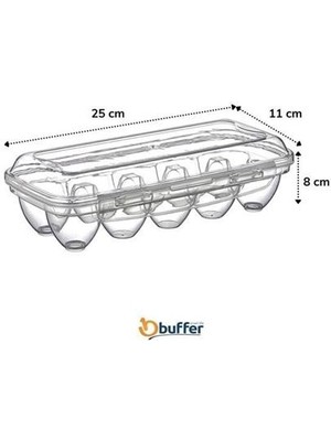 Maygi Store 10 Bölmeli Kilitli Kapaklı Yumurtalık Saklama Kutusu Yu110