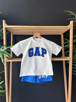 Gap Baby Premium Kalite Gap Şortlu Çocuk Takım / Gap Çocuk Yazlık Alt Üst Takım