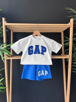 Gap Baby Premium Kalite Gap Şortlu Çocuk Takım / Gap Çocuk Yazlık Alt Üst Takım