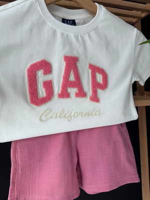 Gap Baby Premium Kalite Gap Şortlu Çocuk Takım / Gap Çocuk Yazlık Alt Üst Takım