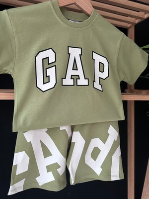 Gap Baby Premium Kalite Gap Şortlu Çocuk Takım / Gap Çocuk Yazlık Alt Üst Takım