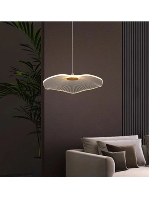 St. Morritz Luxury Exclusive Tekli Sarkıt LED Avize Jellyfish Gold Sarı Ledli Avize