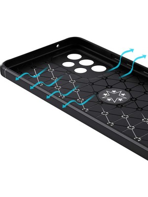 ZORE Samsung Galaxy A53 5g Kılıf Ravel Silikon Kapak - Kırmızı