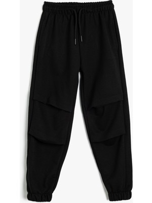 Koton Basic Jogger Eşofman Altı Cepli Beli Lastikli Pamuklu