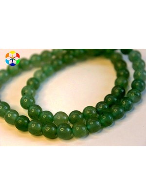 Yaşam Tohumu Çeyrek Dizi (9cm Uzunluğundadır!) Aventurin Taşı Çeyrek Dizi 6mm