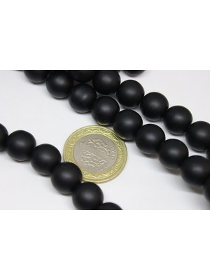 Yaşam Tohumu Çeyrek Dizi (9cm Uzunluğundadır!) Onix (Oniks) Taşı Mat Çeyrek Dizi 12MM