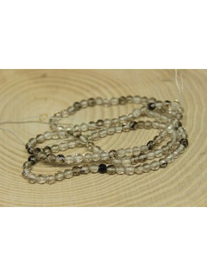 Yaşam Tohumu Çeyrek Dizi (9cm Uzunluğundadır!) Rutil Kuvars Taşı Çeyrek Dizi 3mm