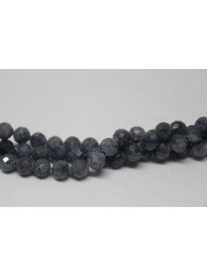 Yaşam Tohumu Çeyrek Dizi (9cm Uzunluğundadır!) Safir Taşı Faset Kesim Çeyrek Dizi 5-5.5mm Aralığı