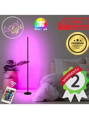 Naptine Led Lambader Dekoratif Rgb Aydınlatma Uzaktan Kumandalı Ambiyans Parti Işığı Stick Full Renk