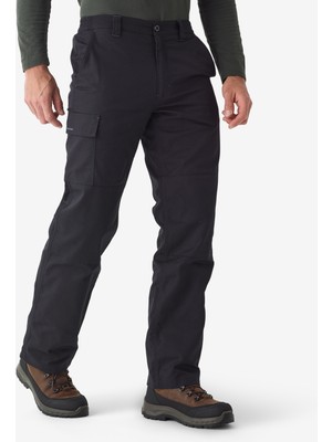 Solognac Erkek Kışlık Kargo Avcı Pantolonu 0 °C - Siyah - Avcılık ve Doğa Gözlemi - 100