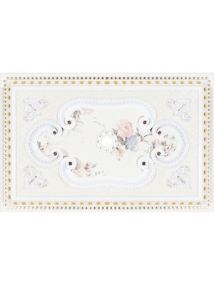 Pazar Dolu Dikdörtgen Saray Tavanlar (60 cm x 90 Cm)