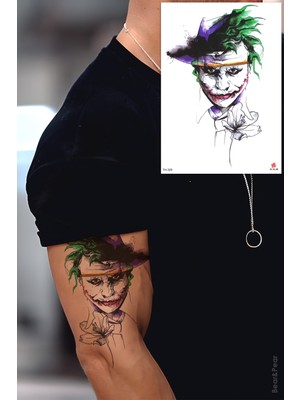 BP Tattoo Joker Büyük Boy Geçici Dövme