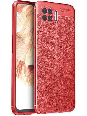 ZORE Oppo A73 Kılıf Niss Silikon Kapak - Kırmızı