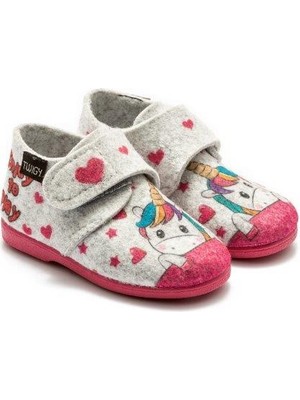 Twigy Unicorn Çocuk Yuva Patik Gri 24/30