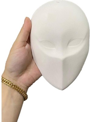 Refsan Maske V2 Seramik Bisküvi - Kapalı Göz (Ham Ürün)