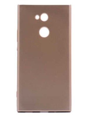 ZORE Sony Xperia Xa2 Ultra Kılıf Premier Silikon Kapak - Gold