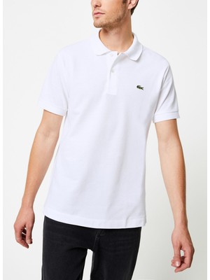 Lacoste Erkek Klasik Fit Beyaz Polo Yaka Tişört