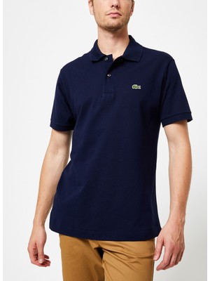 Lacoste Erkek Klasik Fit Lacivert Polo Yaka Tişört