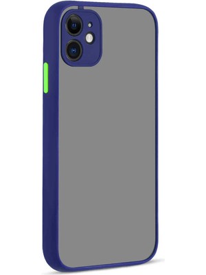 Adige Apple iPhone 12 Mini Kılıf Hux Arkası Buğulu Sert Mika