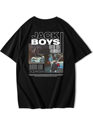 BRZ Collection Unisex Oversize Travis Scott Jack Boys Cactus Jack T-Shirt