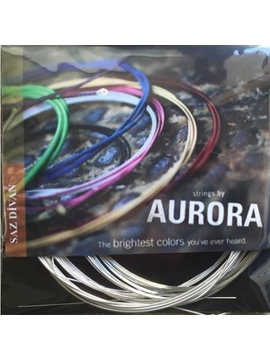 Aurora 0.22 Divan Bağlama Teli Beyaz Bambamlı