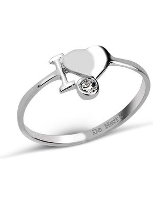 Kuyumcudükkanı Kuyumcudukkani Kalp Figürlü Yüzükk-- 10203-W-W