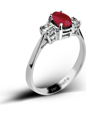 Kuyumcudükkanı Kuyumcudukkani Yakut Taşlıtektaş YÜZÜK-10206-W-R