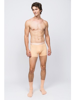 Paul Kenzie Tekli Erkek Boxer - Peach Fuzz