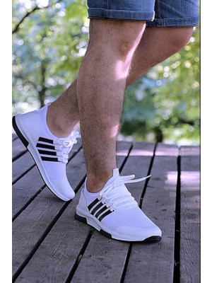 İmershoes Günlük Kadın - Erkek Sneaker Nefes Alabilen Triko Bağcıklı Hafif Yürüyüş Esnek Spor Ayakkabı 249 053