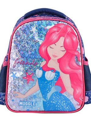 Muggle Anaokul Çantası Marmaid Lacivert Mu 3663 / Muggle
