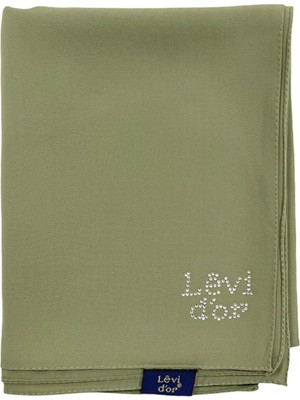 Levidor Medine Ipeği Şal - Yağ Yeşili