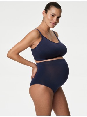 Marks & Spencer 3'lü Dikişsiz Full Brief Hamile Külot Seti