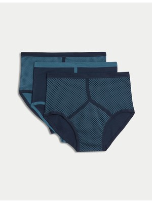 Marks & Spencer 3'lü Cool & Fresh™ Brief Seti