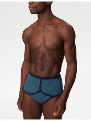 Marks & Spencer 3'lü Cool & Fresh™ Brief Seti