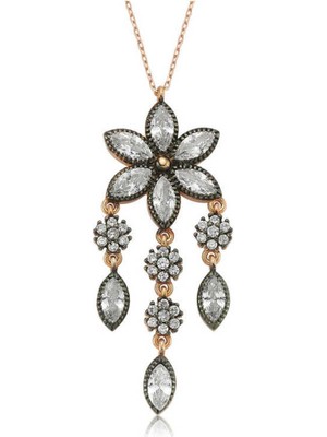 Ervanur 925 Ayar Gümüş Papatya Kadın Kolye