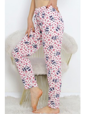 Kazax Pijama Altı Beyazpembe - 11549.1048.