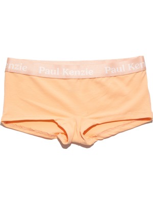 Paul Kenzie Tekli Kadın Boyshort Külot - Peach Fuzz