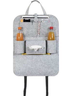 Ankaflex Araba Koltuk Arkası Keçe Organizer Eşya Düzenleyici Oto Kılıf Çanta Kılıfı Arac Aksesuarları