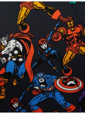 Marks & Spencer Saf Pamuklu Avengers™ Pijama Takımı (3-12 Yaş)