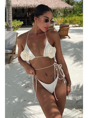 BMD Big Rose Üçgen Bikini