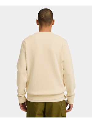 Timberland Kennebec Rıver Linear Logo Crew Neck Swe Erkek Kahverengi Sweatshirt TB0A5UJYEFL1