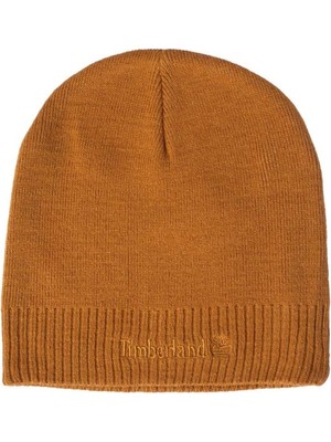 Timberland Knit Logo Beanie Erkek Sarı Bere TB0A1EGX2311